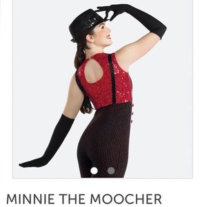 EUC Revolution dance wear jumpsuit style RC18621 - “Minnie the moocher” size SA